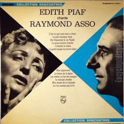 [Pochette de dith Piaf chante Raymond Asso]